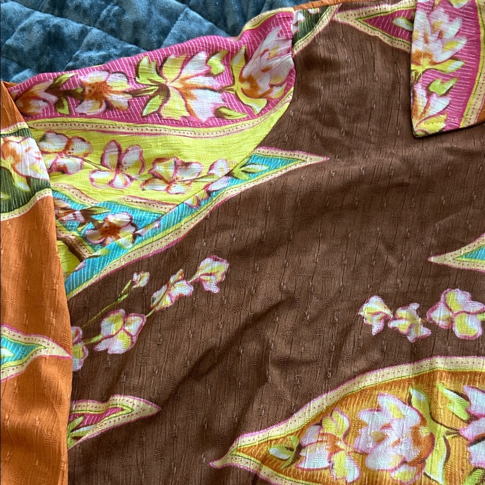 Haute Hippie Multicolor Floral Top - Picture 6 of 9